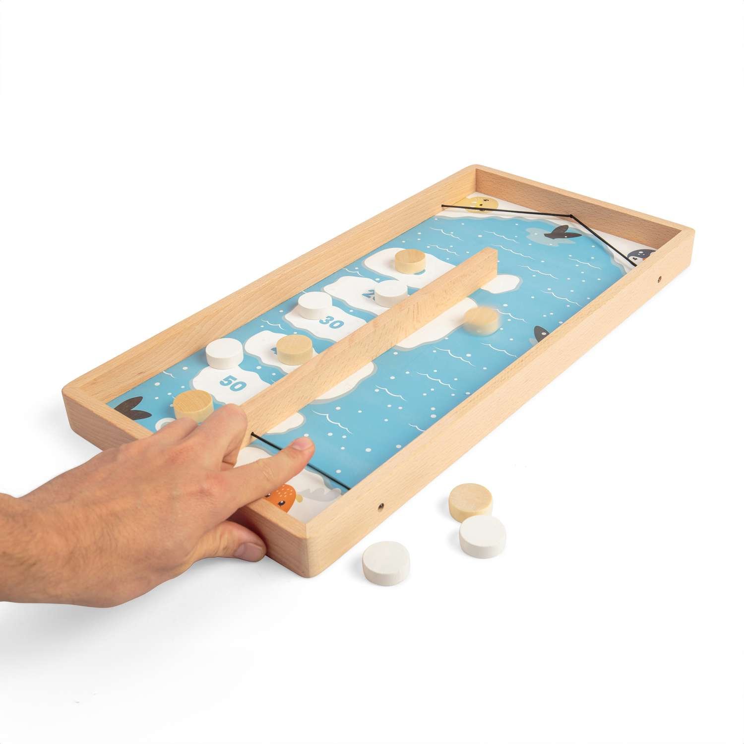 Bigjigs Toys Ice Puck Game - 3 Years +