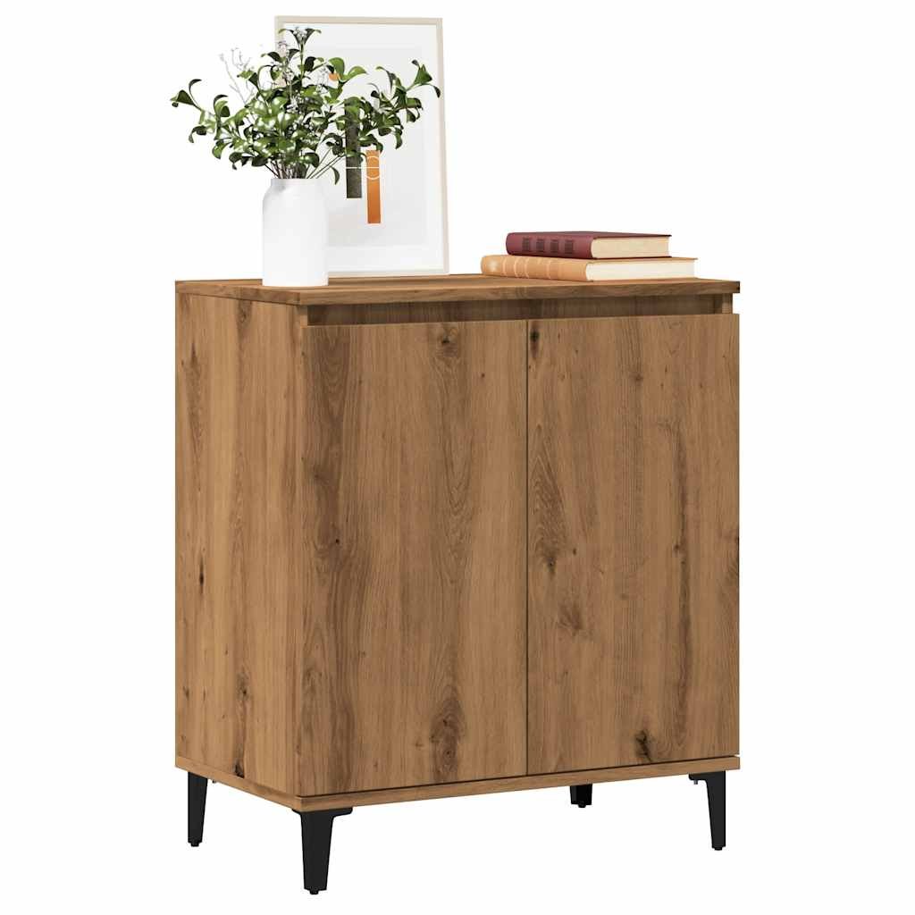 Walplus Engineered Wood Sideboard - Artisan Oak - 60 x 35 x 70 cm