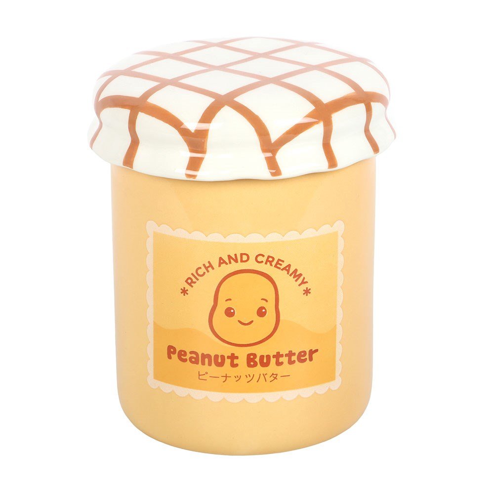 Something Different Peanut Butter Jar Oil Burner - Yellow