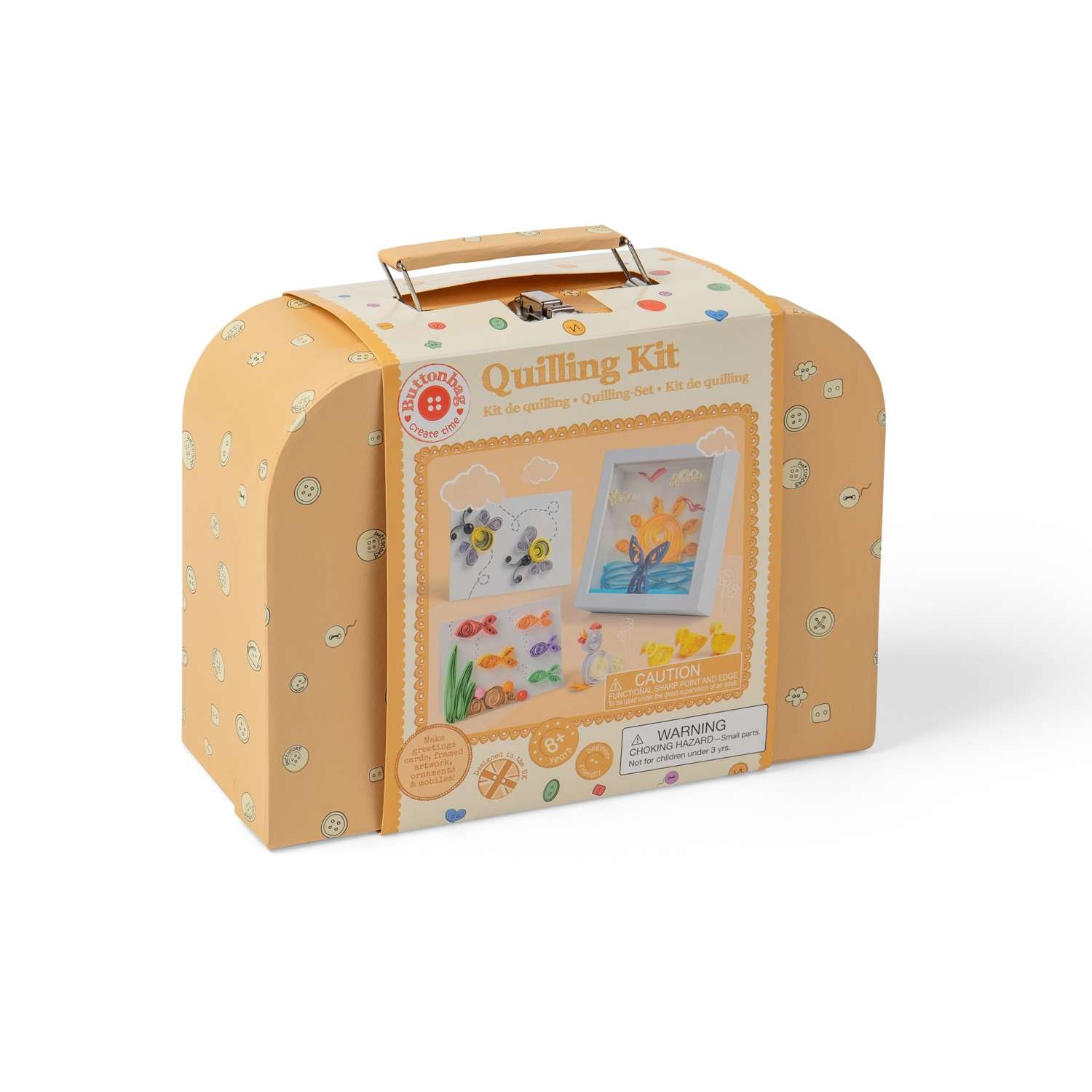 Buttonbag Quilling Crafts Kit - 8 Years +