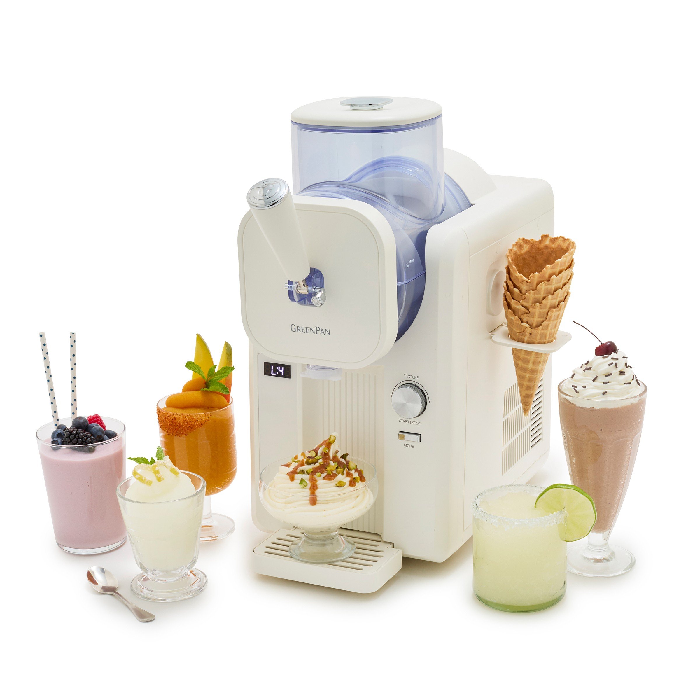 Greenpan Frost Ice Cream Maker Cream - White