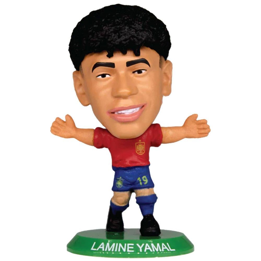 Spain Lamine Yamal SoccerStarz Football Figurine - Red & Blue & Green