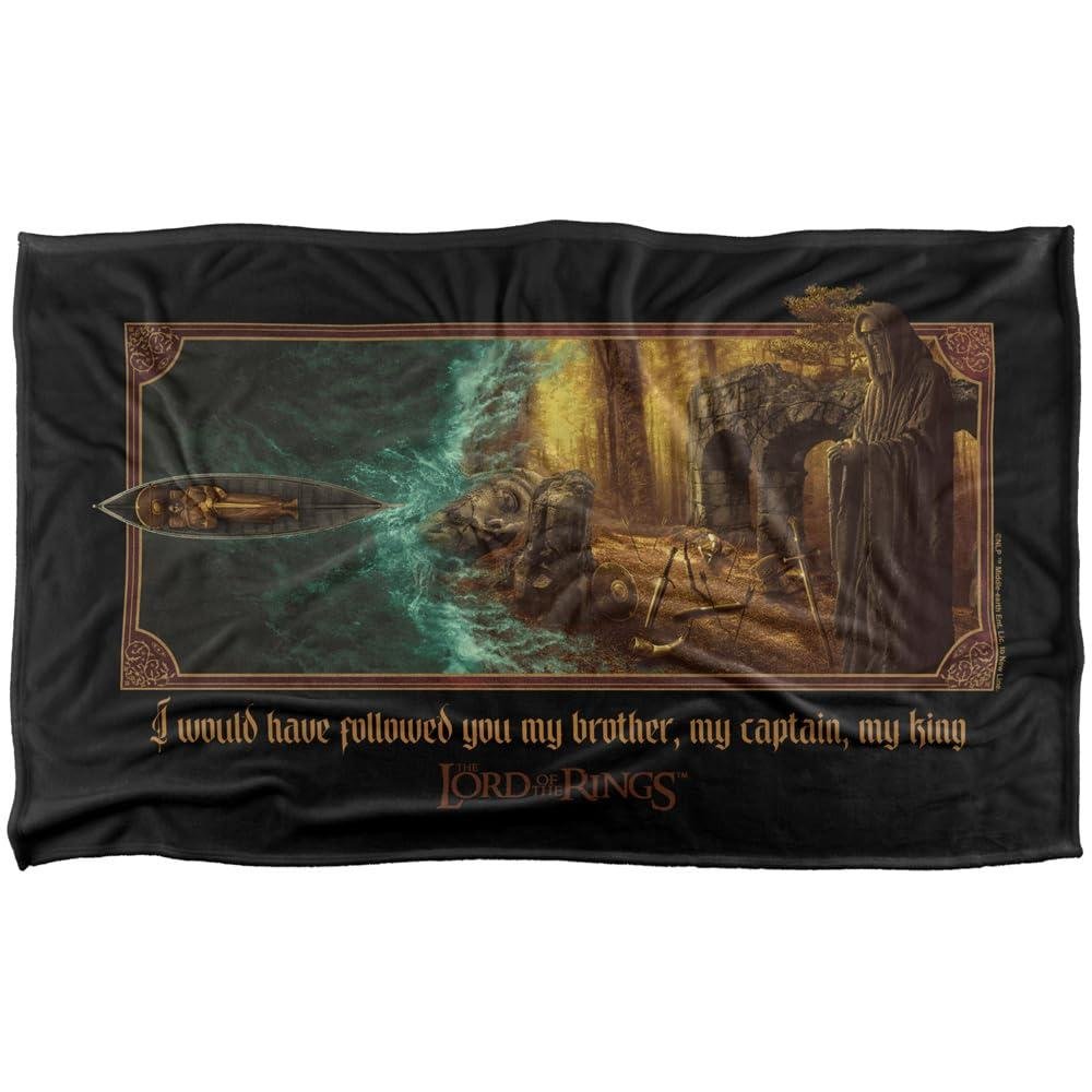 The Lord of the Rings Fellowship My King Boromir Blanket - 91cm x 147cm