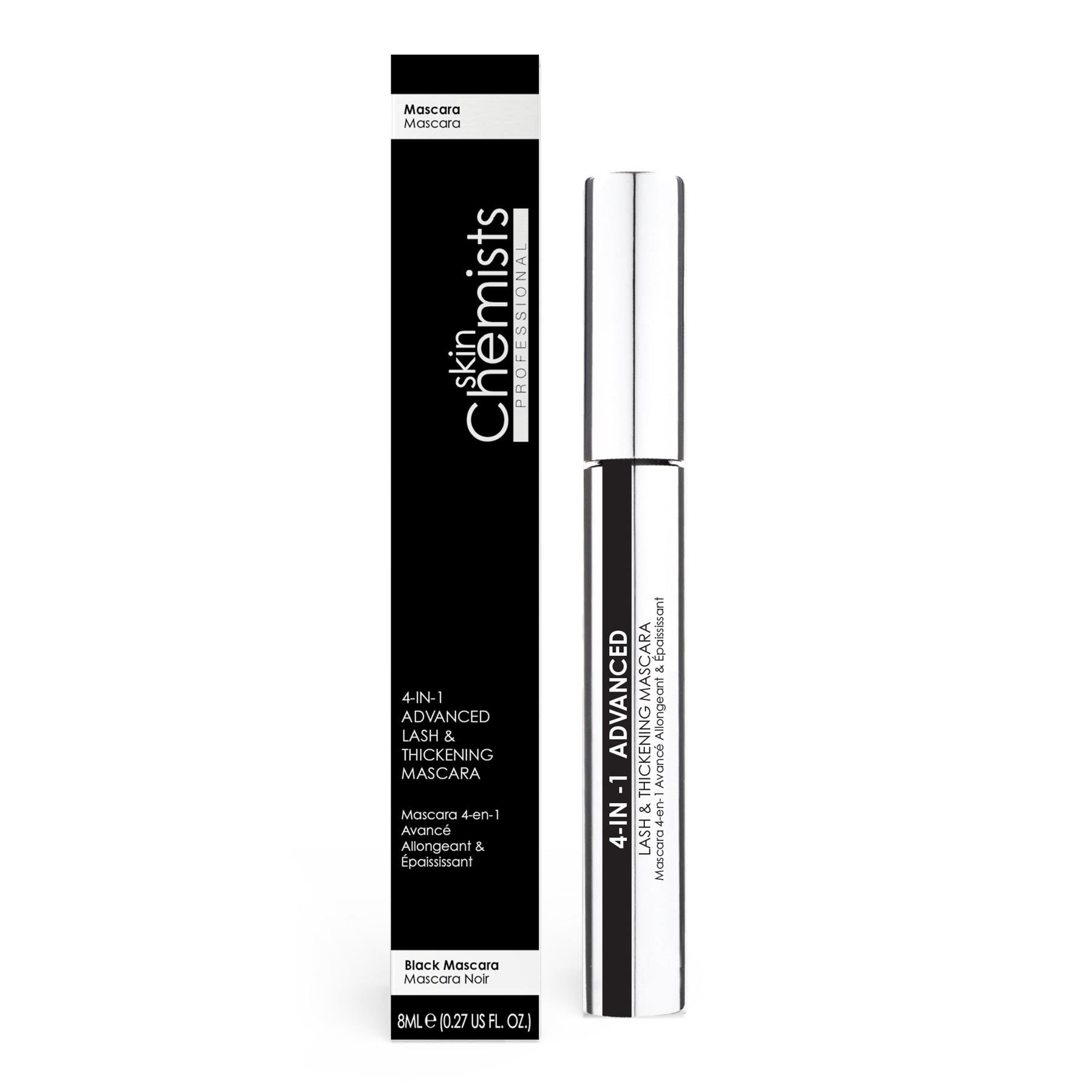 skinChemists Advanced 4-in-1 Lash & Thickening Mascara - 8ml