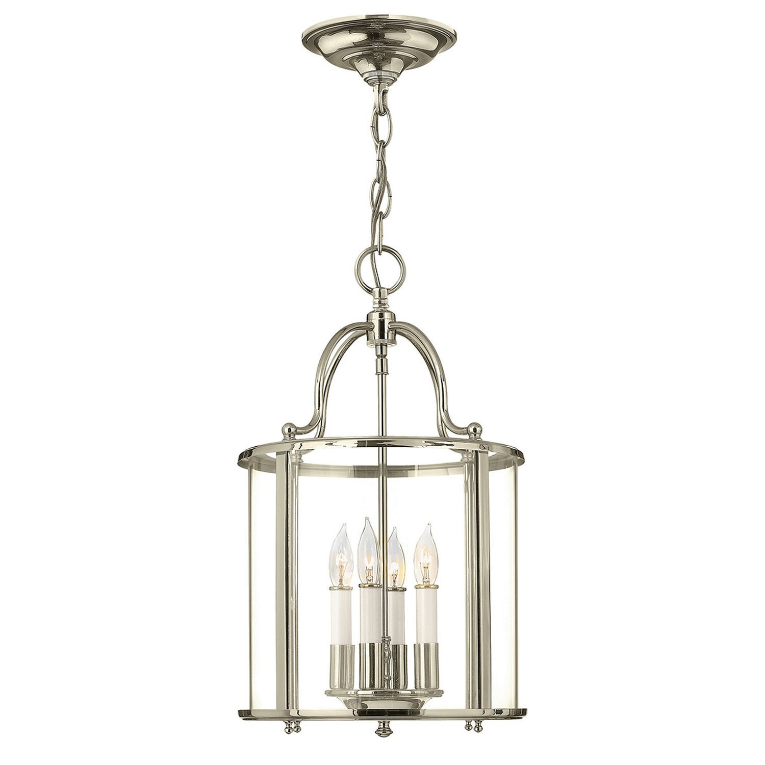 Elstead Gentry 4 Arm Pendant Light - Polished Nickel