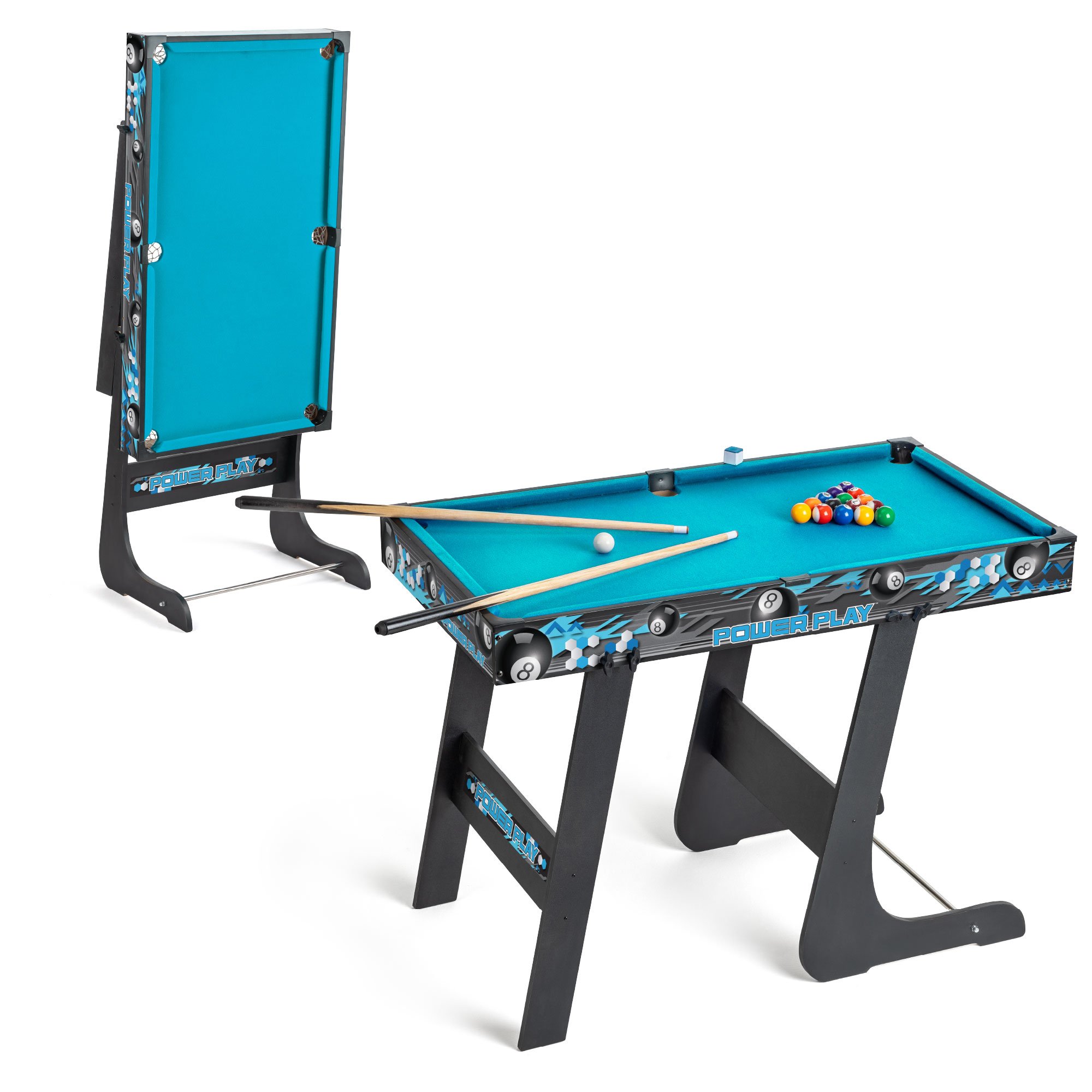 Powerplay Folding Pool Table - 3ft