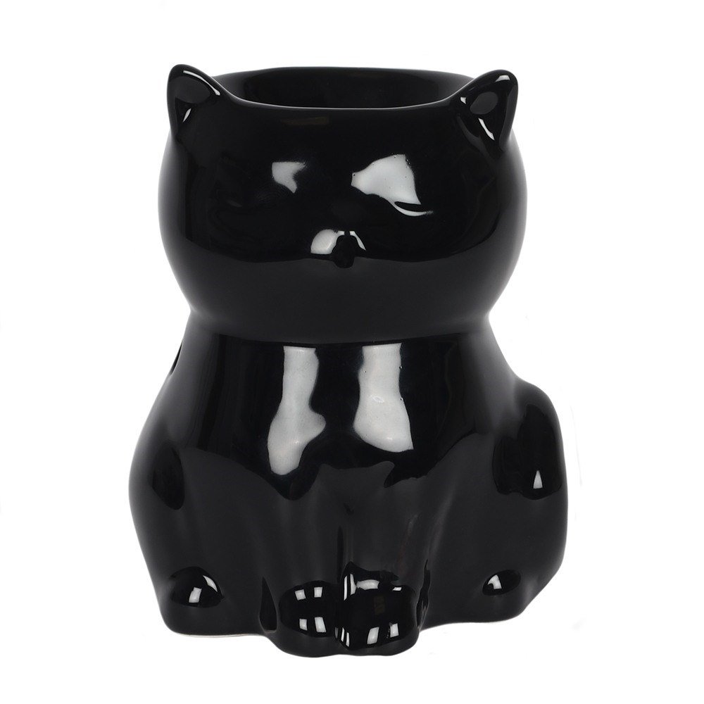 Something Different Cat-Shaped Oil Burner - Black