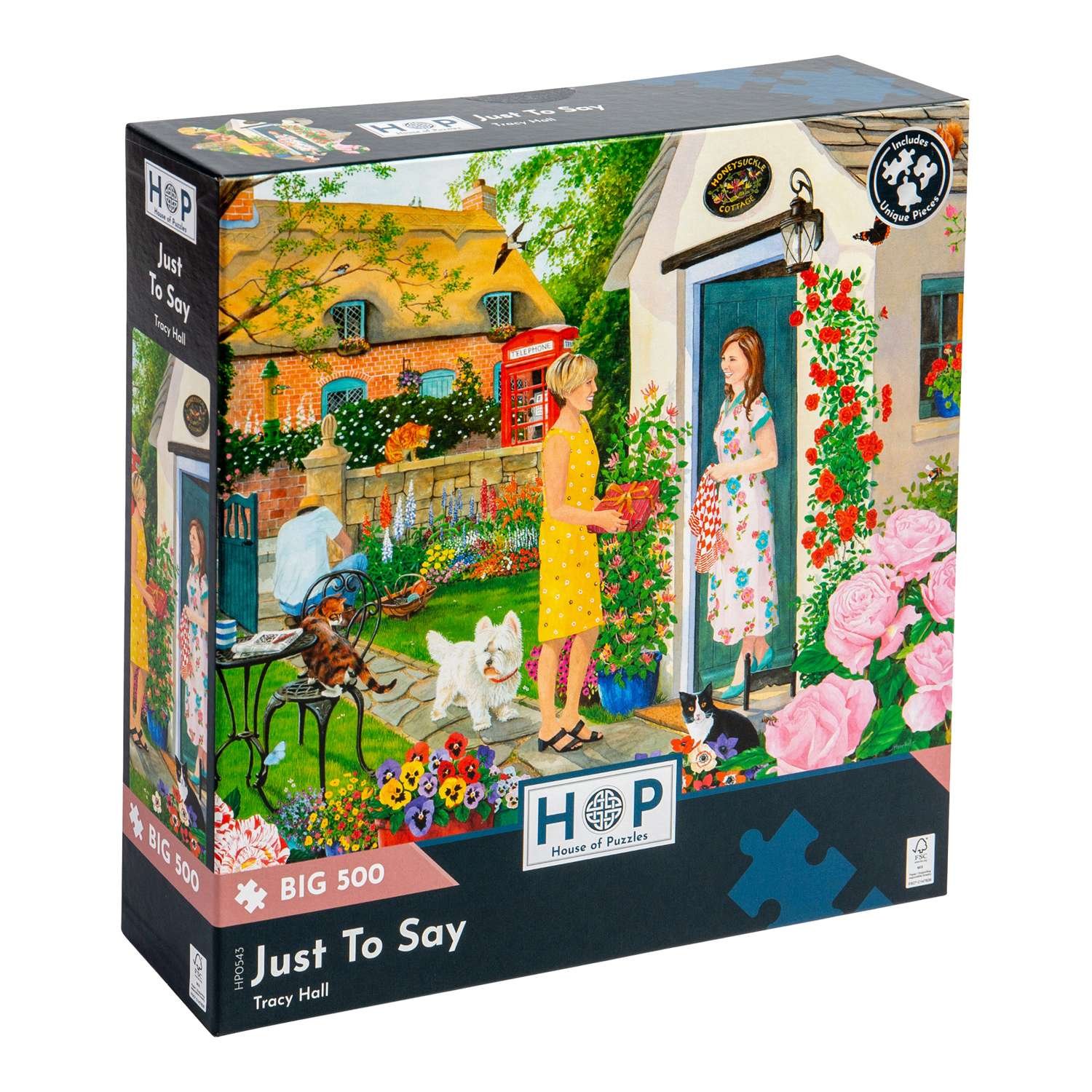 The House of Puzzles Just To Say BIG 500 Puzzle 3 Years +