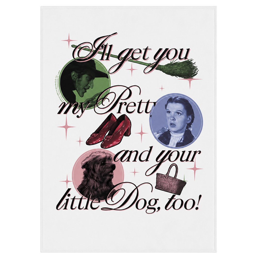 The Wizard Of Oz I'll Get You My Pretty Blanket - 147cm x 91cm