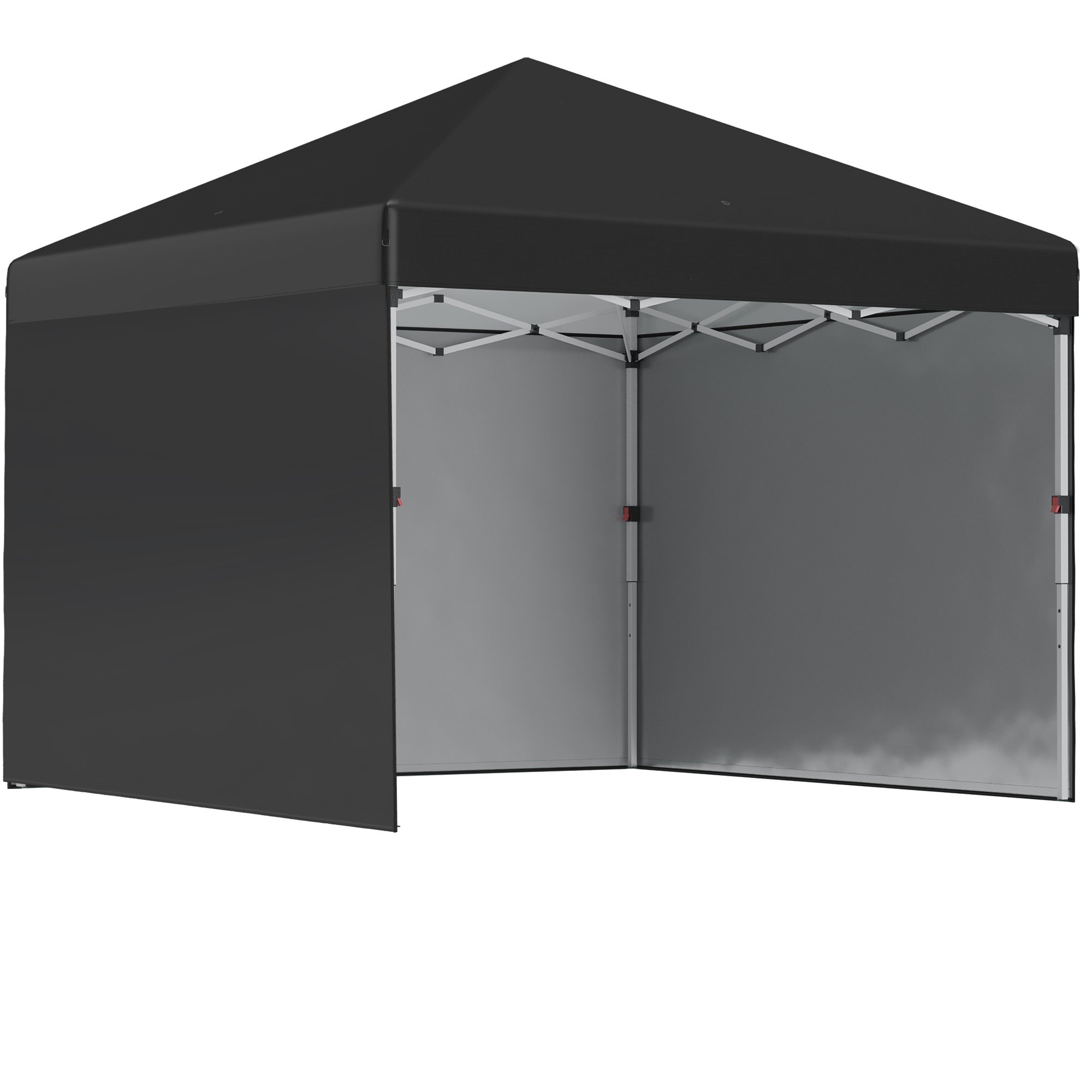 Outsunny Pop Up Steel Gazebo – Black