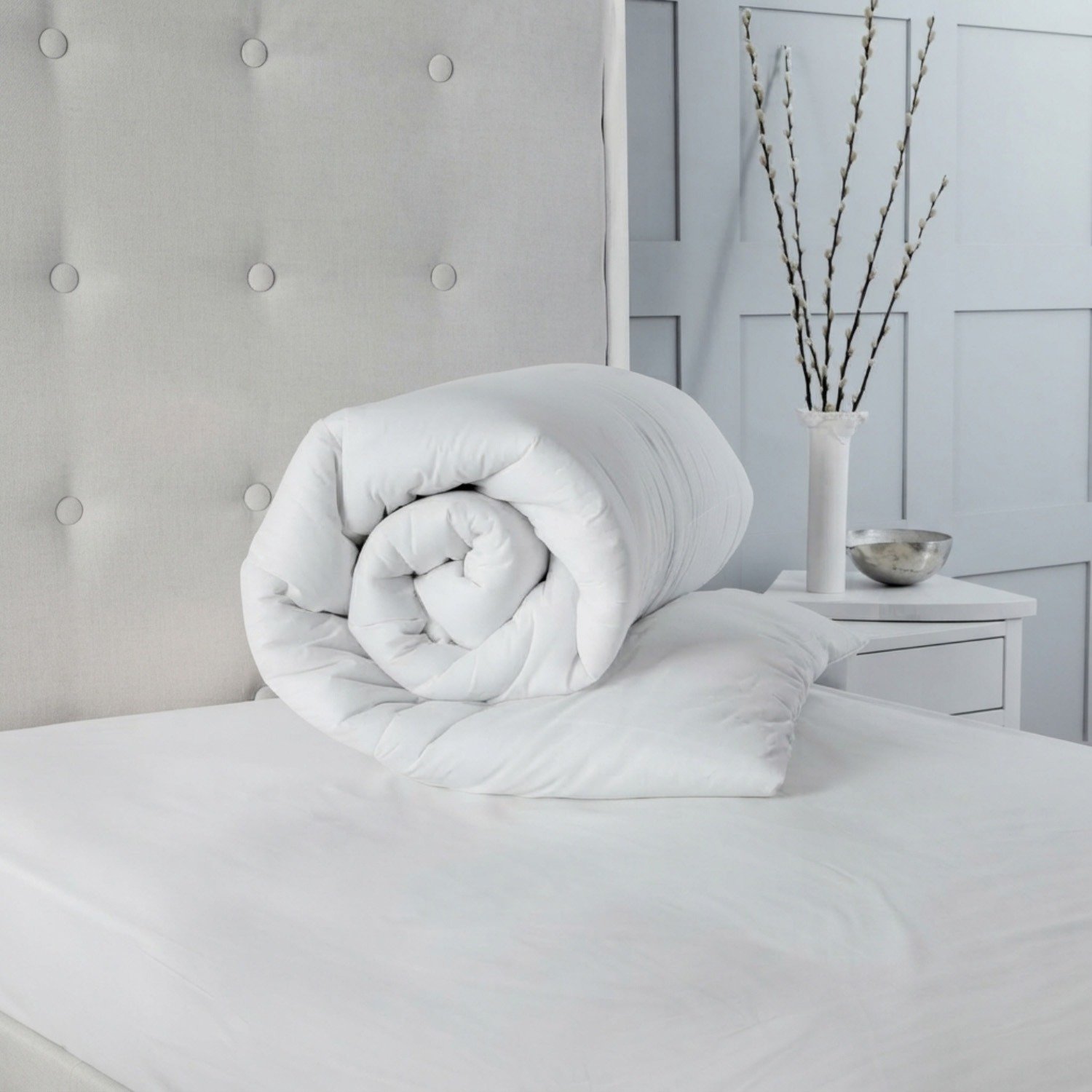 Snug City 15.0 Tog Polycotton Hollowfibre Filled Duvet - Single Bed