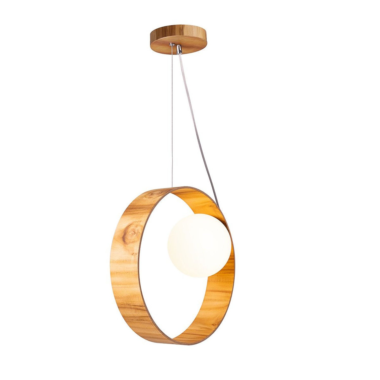 Elstead Sfera Pendant Light - Teak