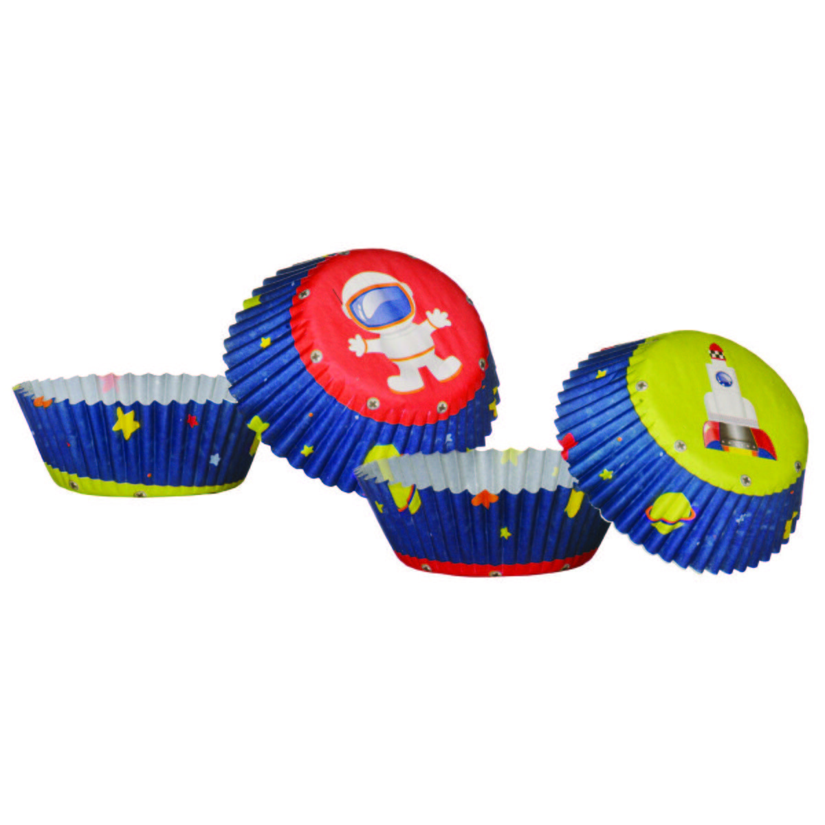 Orsina Diva Rocket 60 Piece Medium Cupcake Cases - Multi