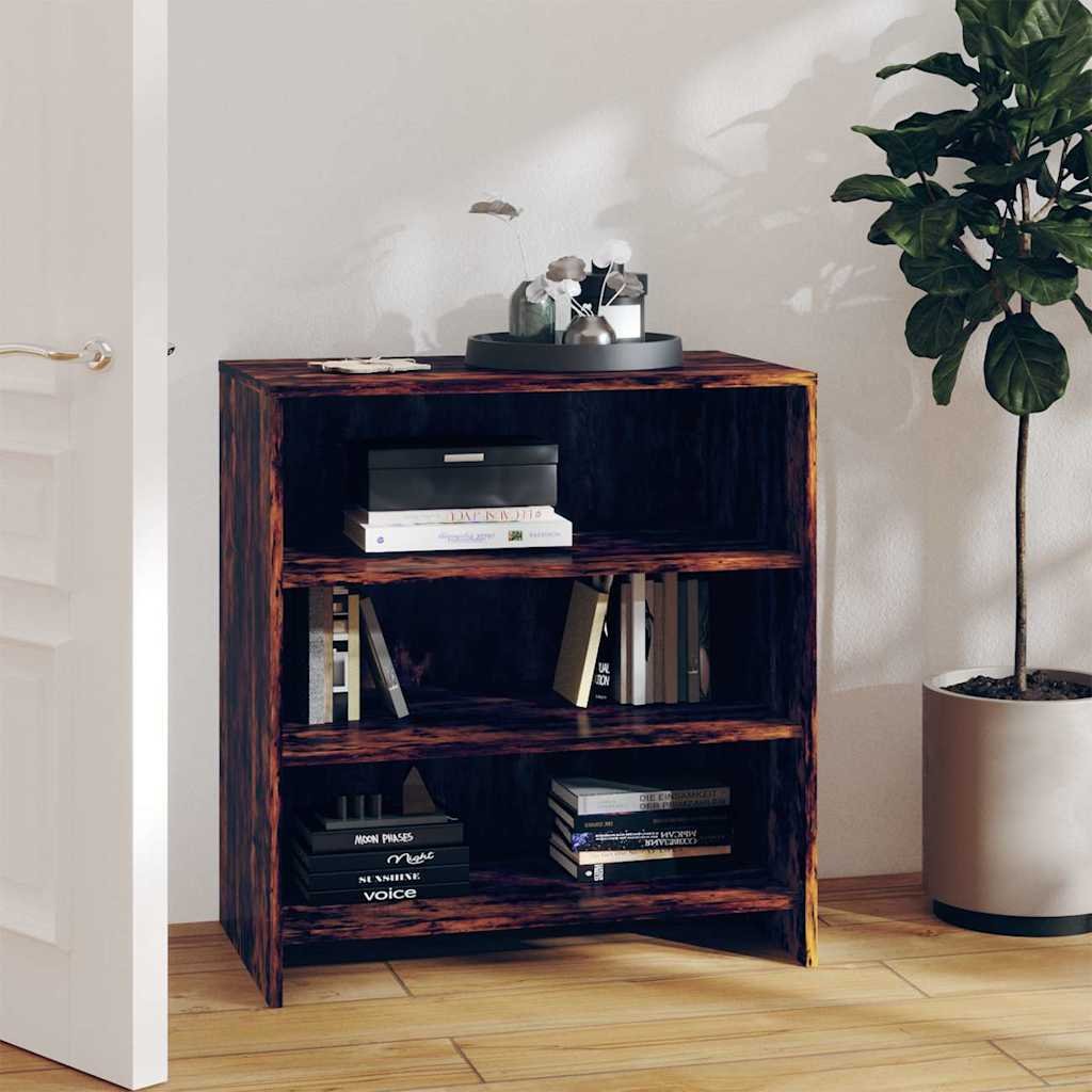 Walplus Engineered Wood Sideboard - Smoked Oak - 70 x 40.5 x 75 cm