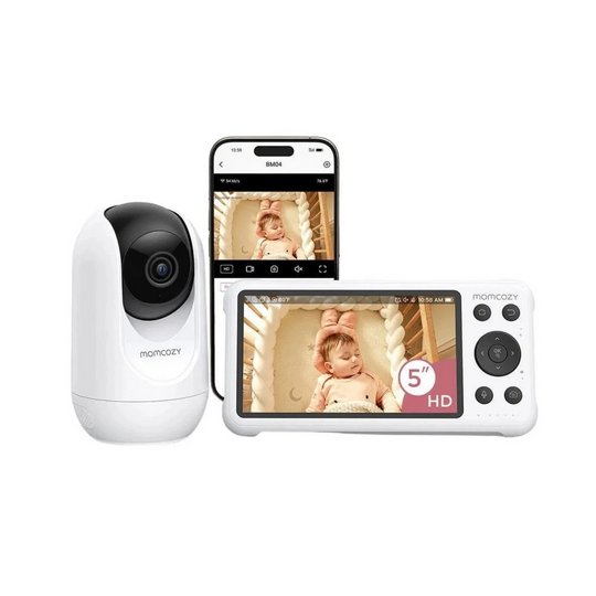 Momcozy 5-inch Dual-mode Smart Video Baby Monitor