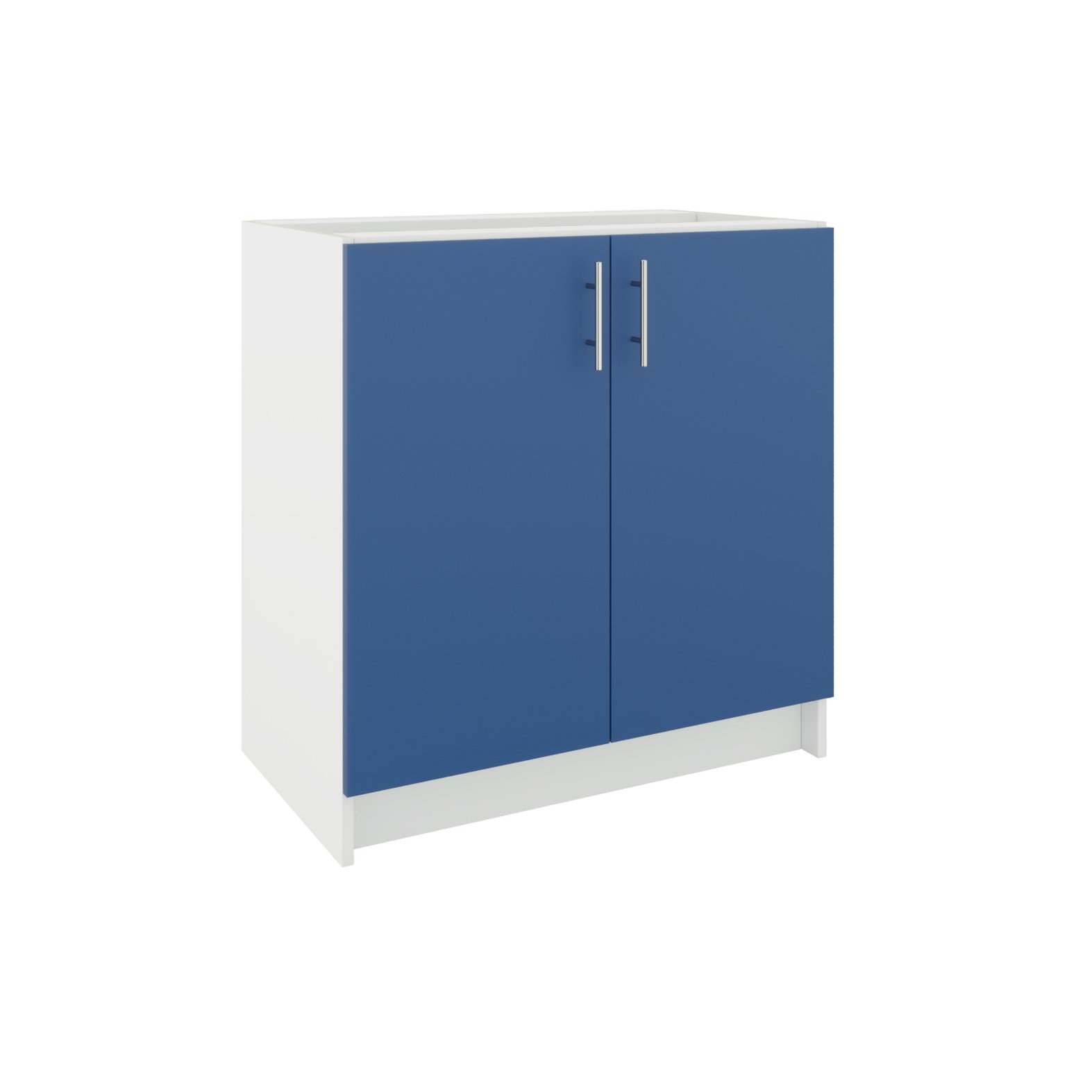 JD Greta 800mm Base Cabinet with 2 Doors - Navy Blue Matt