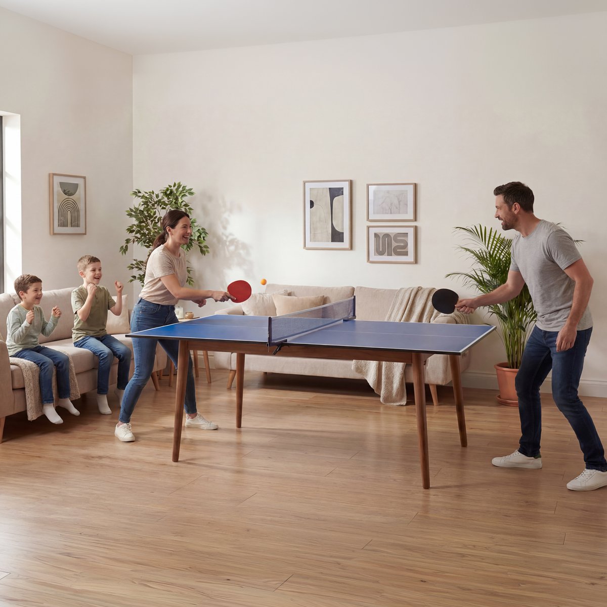 Charles Bentley 6ft Table Tennis Table Top - Blue