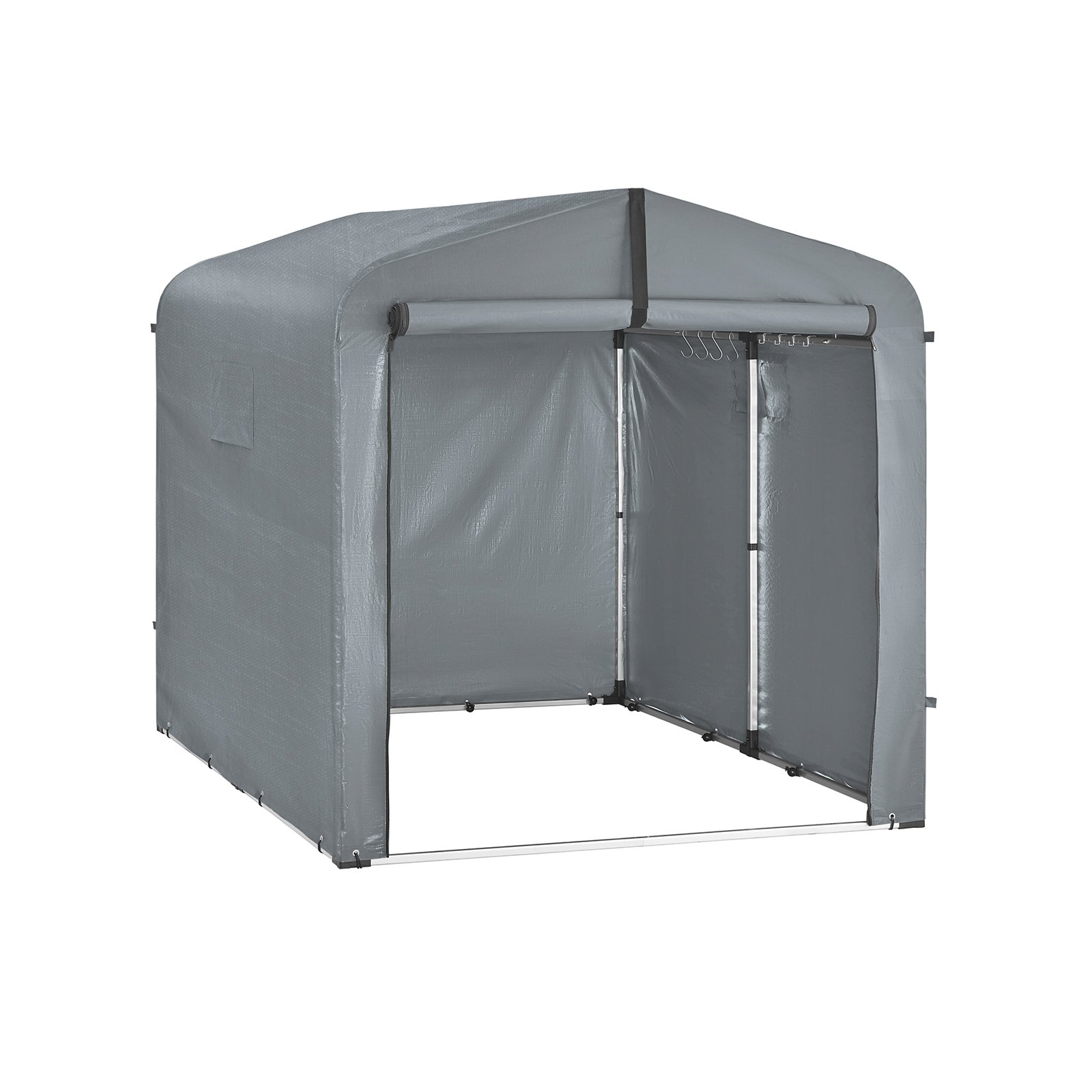 SoBuy 1 Door Outdoor Bike Shed - Grey