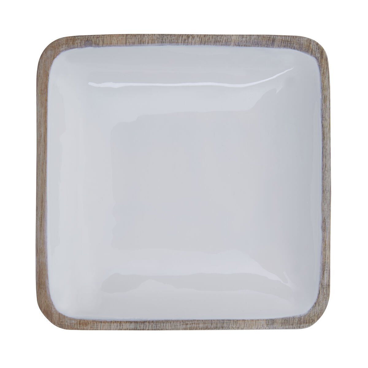 Orsina Kara Medium Mango Wood Square Bowl - Assorted