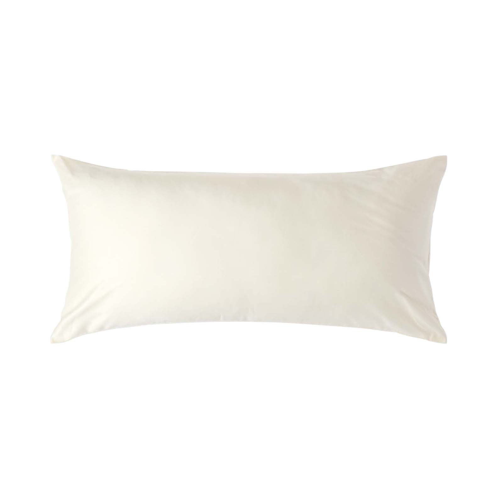 Homescapes Egyptian Cotton Sateen Pillowcase - 40 x 80 cm - Cream
