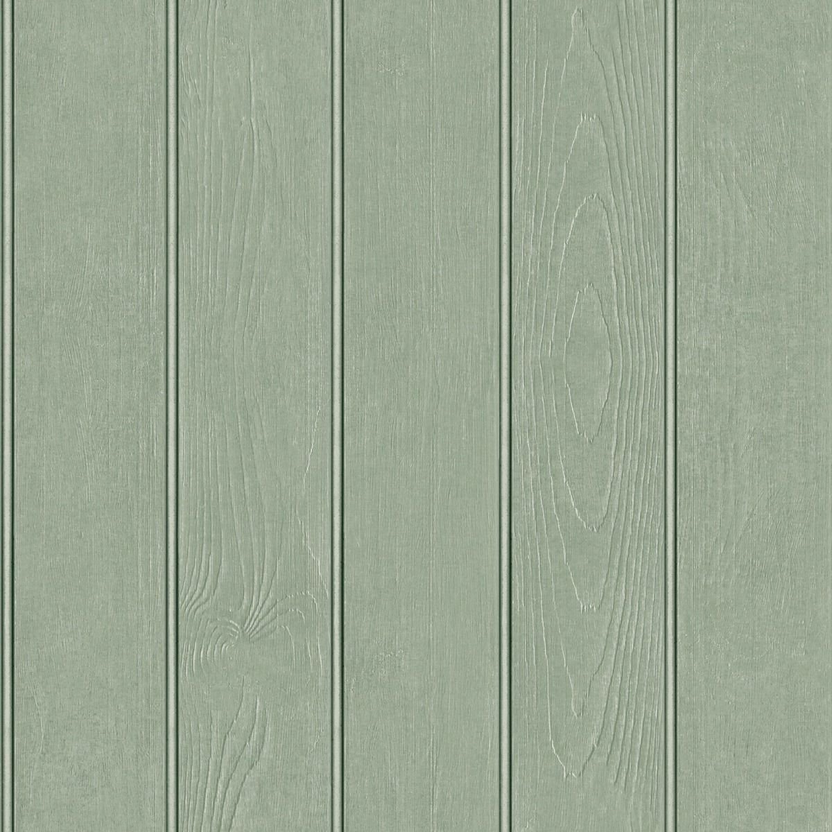 Belgravia Beaded Wood Panel Wallpaper - Sage Green