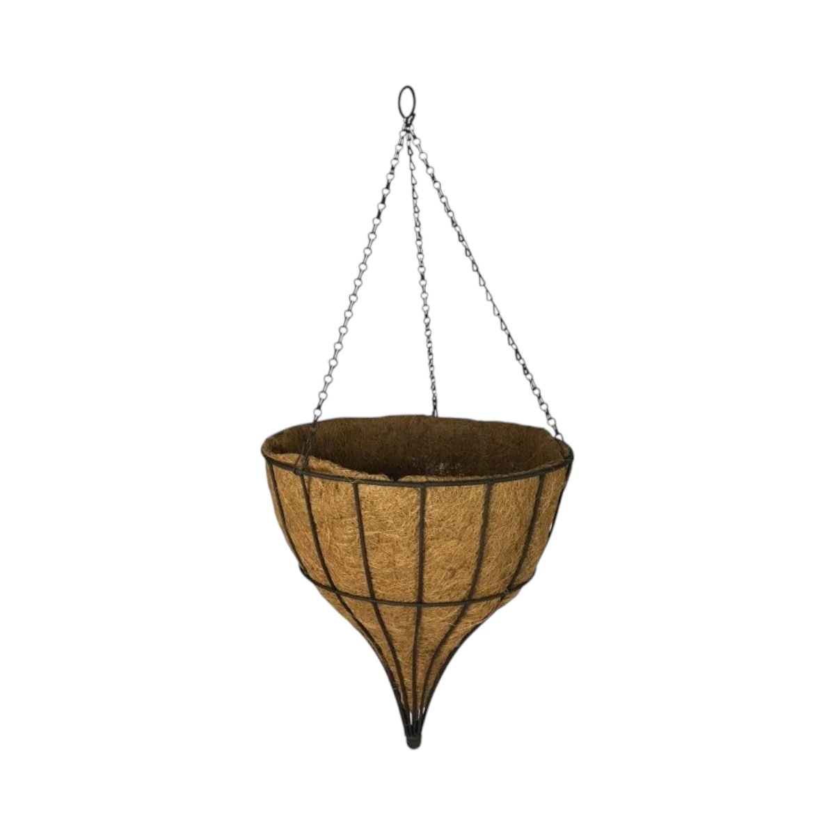 Garden Pride Gothic 14" Cone Hanging Basket - Black