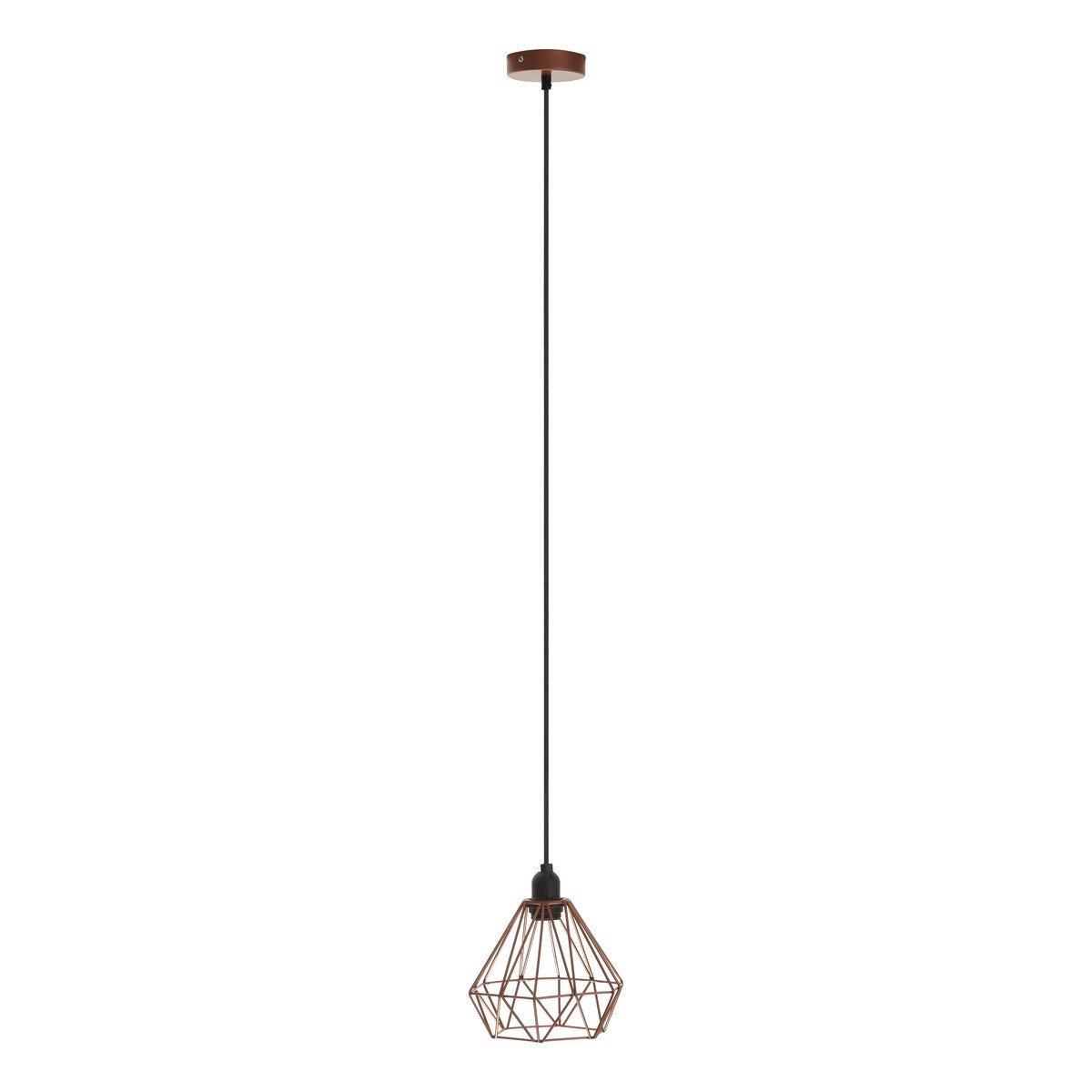 Orsina Bartol Metal Wire Pendant Light - Copper