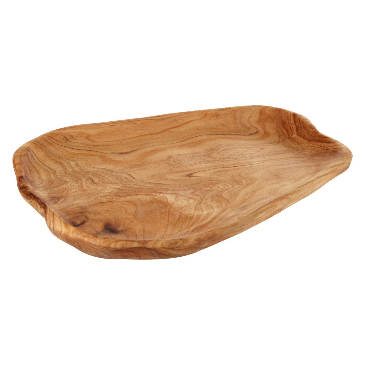 Orsina Savin Serving Platter in Cedarwood - Brown