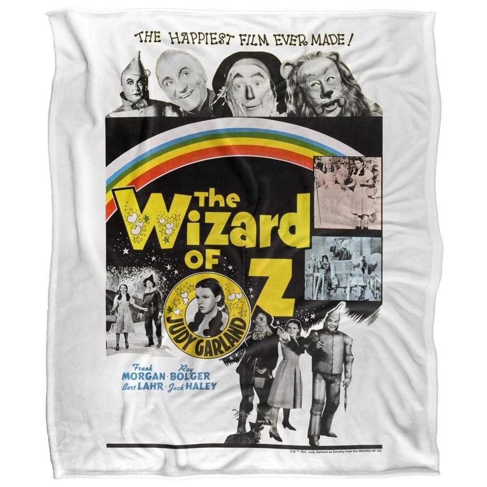 The Wizard Of Oz The Happiest Film Ever Made Blanket - 147cm x 91cm