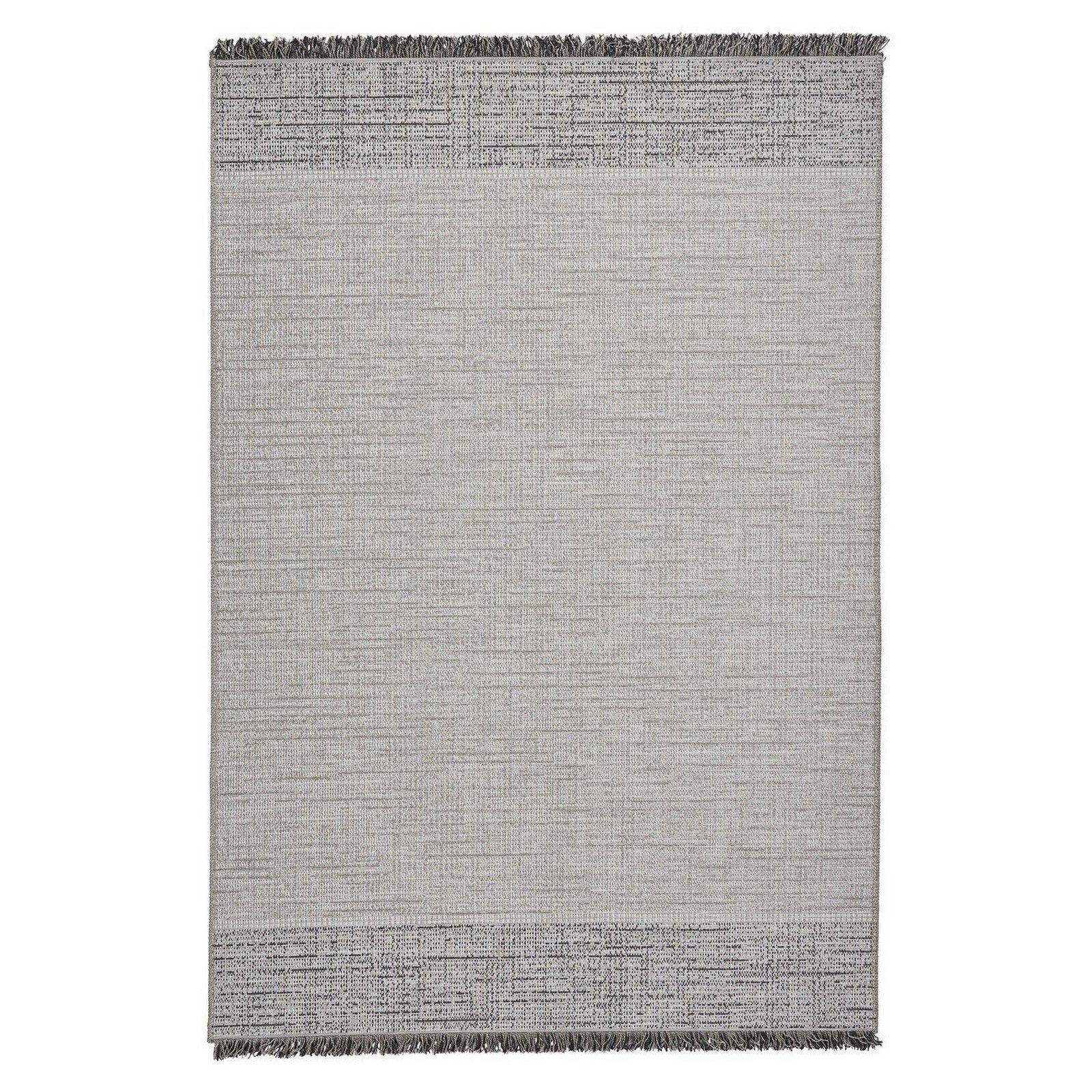 Mega Flooring Silver Kilim Plain Rug - 120 x 170cm