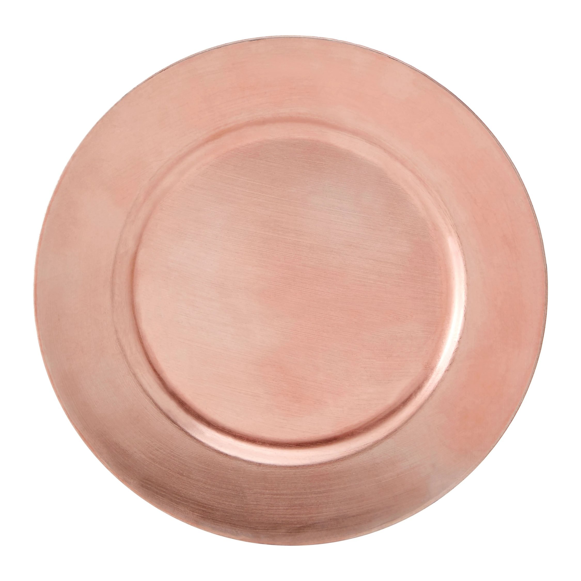 Orsina Dia Flat Style Charger Plate - Rose Gold
