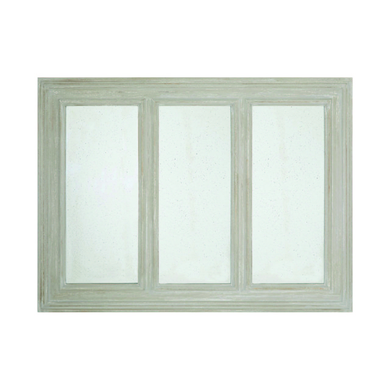 Orsina Gail 3 Panel Wall Mirror With Ash Wood Frame - Natural