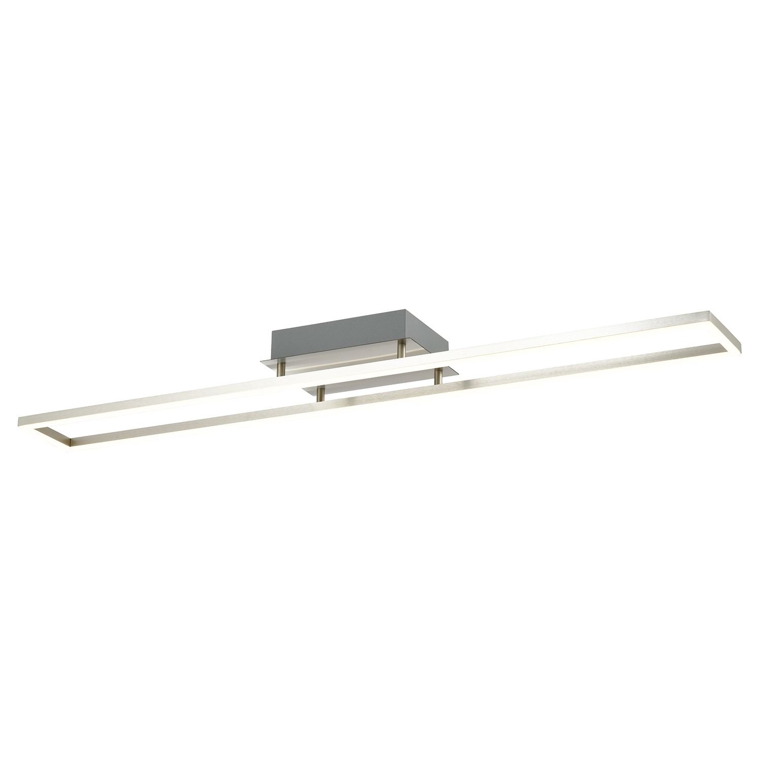 Happy Homewares Brushed Nickel LED Strip - Ideal Ceiling Light - 91cm