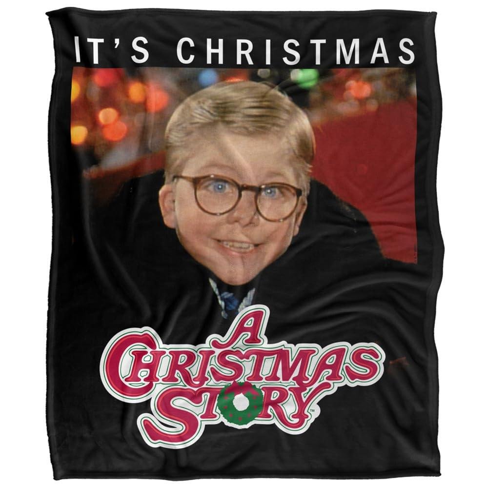 A Christmas Story Ralphie It'S Christmas Soft Touch Blanket - 147cm x 91cm