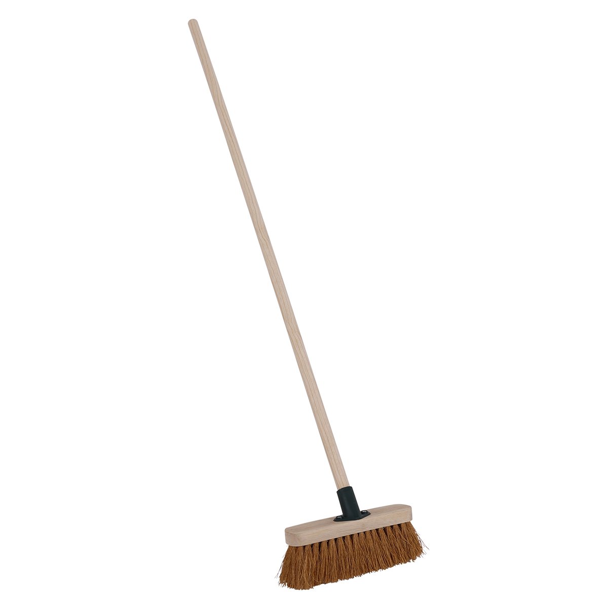 Charles Bentley 9.5" Coco Broom Garden Maintenance - Brown