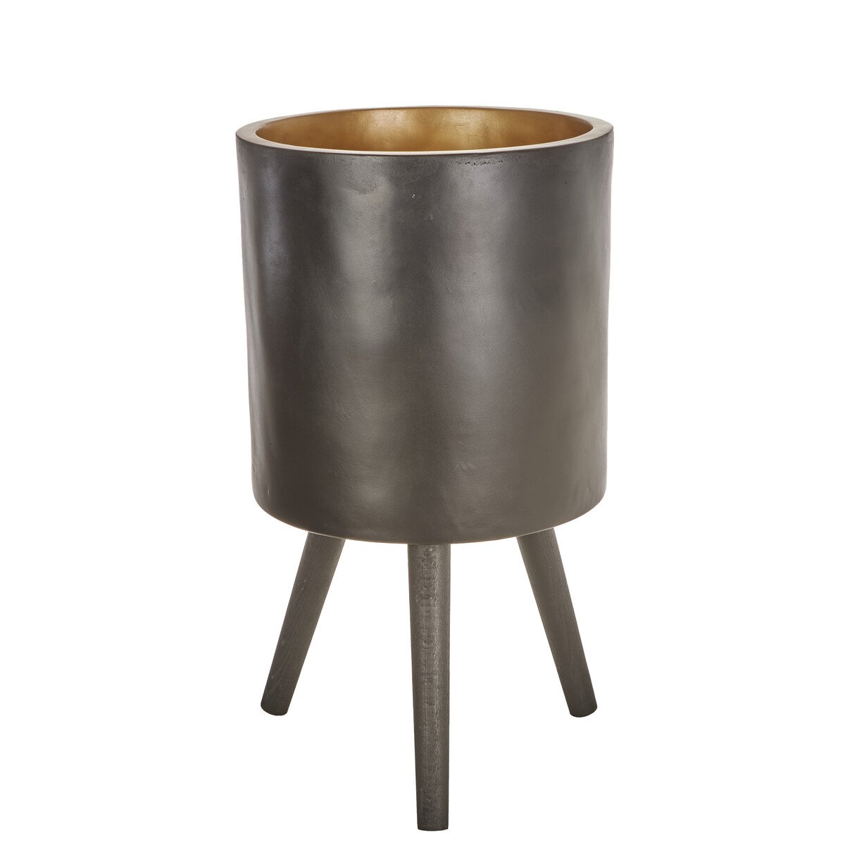 Orsina Darnell Large Finish Planter - Black