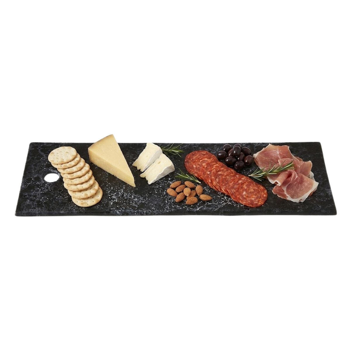 Orsina Hygge Marble Effect Serving Platter - Black