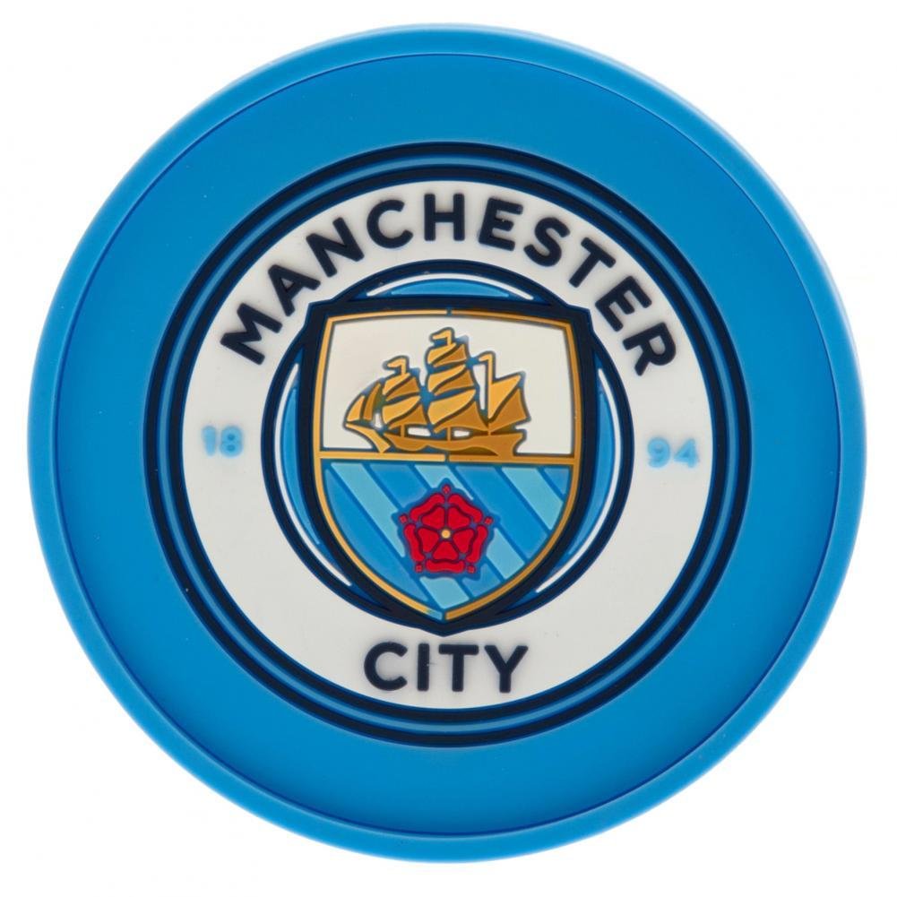 Manchester City FC Coaster - Sky Blue