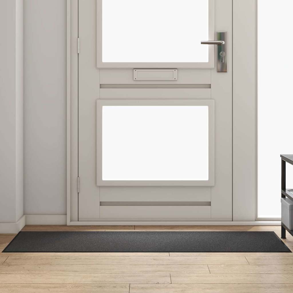 Walplus Polyamide Doormat - Anthracite and Black - 60 x 180 cm