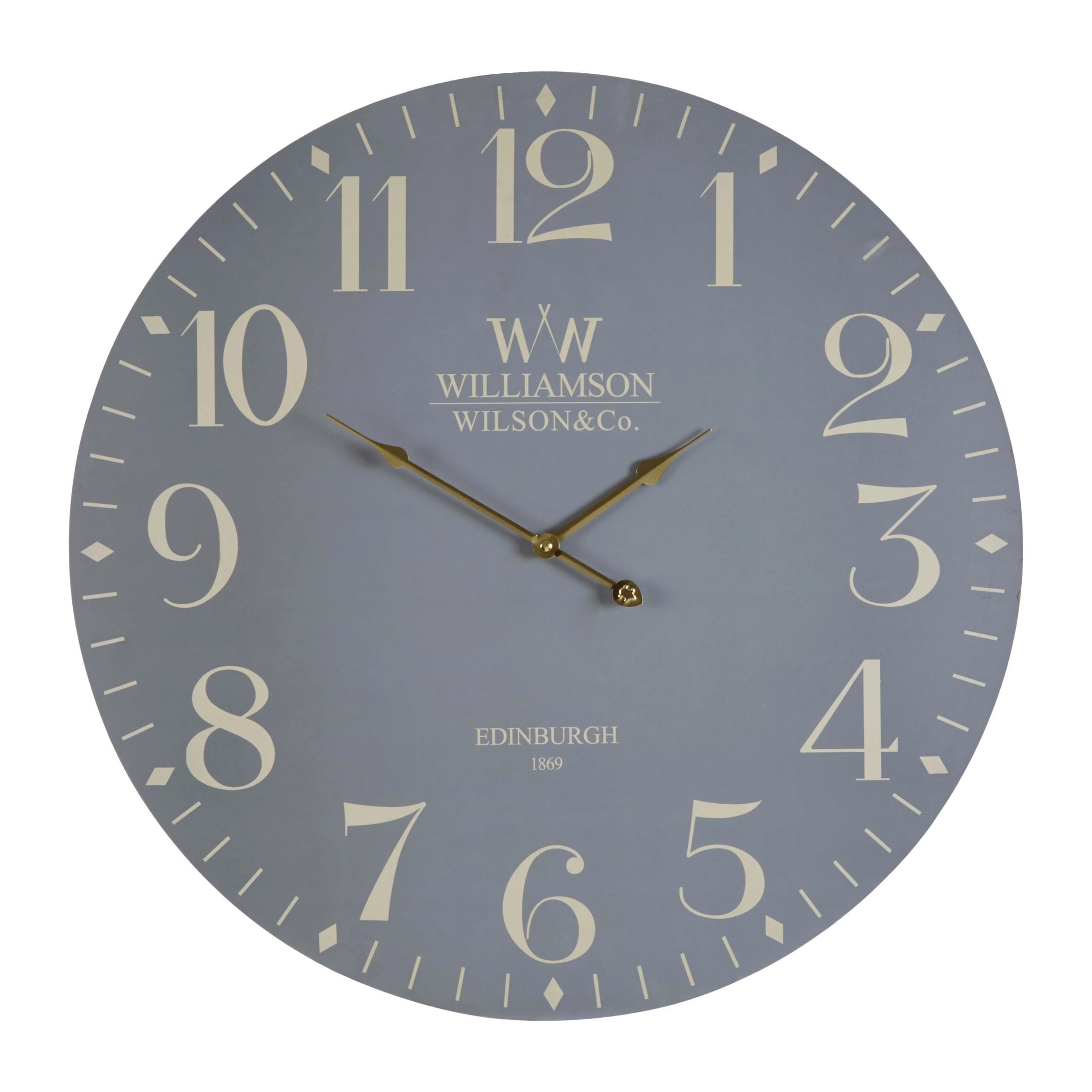 Orsina Destini 60cm Dia Classic Wall Clock - Grey