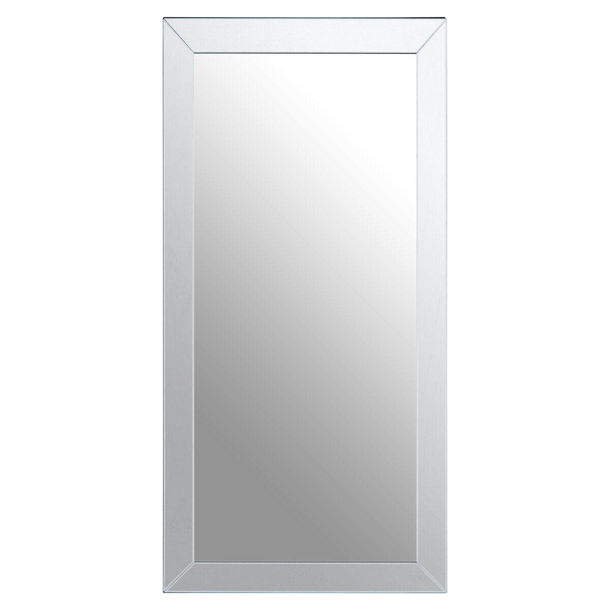 Orsina Sana Bevelled Frame Large Full Length Wall Mirror – Clear