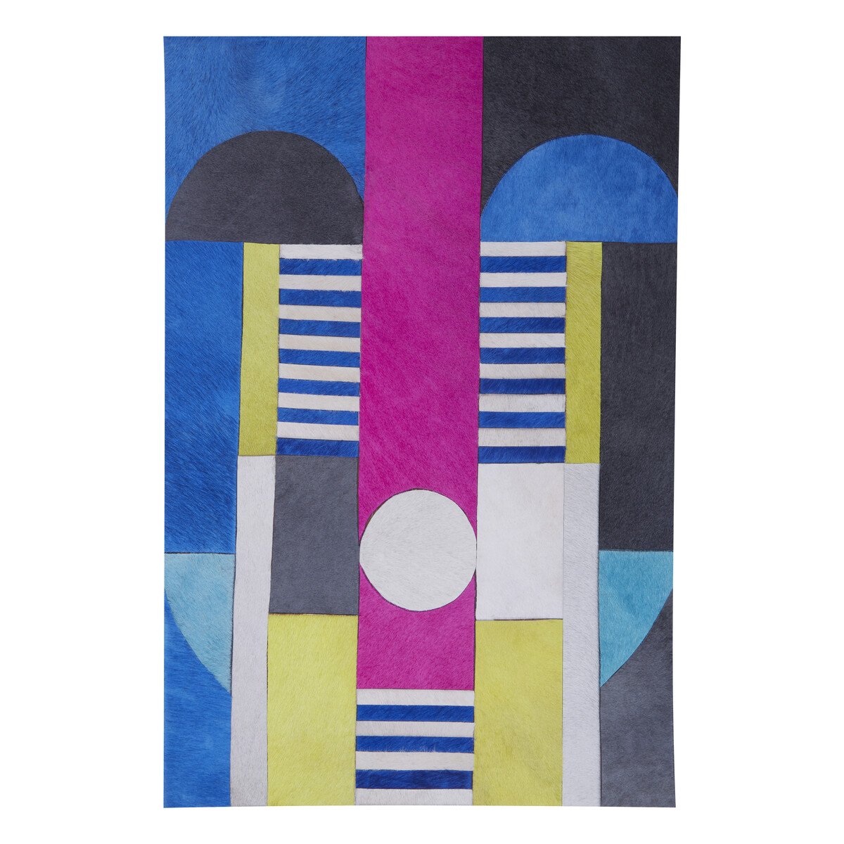 Orsina Safira Genuine Leather Wall Art - Multicoloured