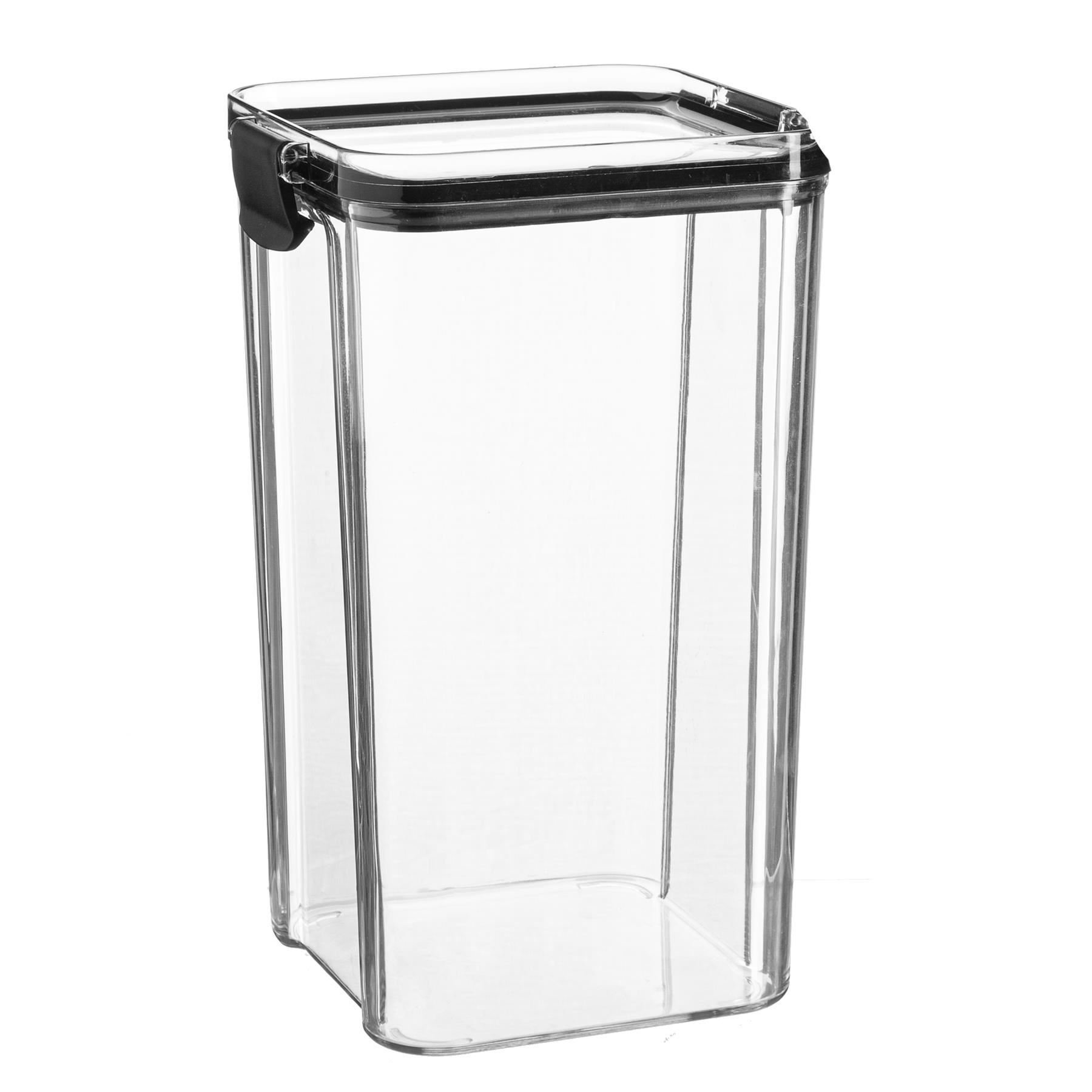 Argon Tableware Food Storage Container - Black - 18.5 x 10.2cm
