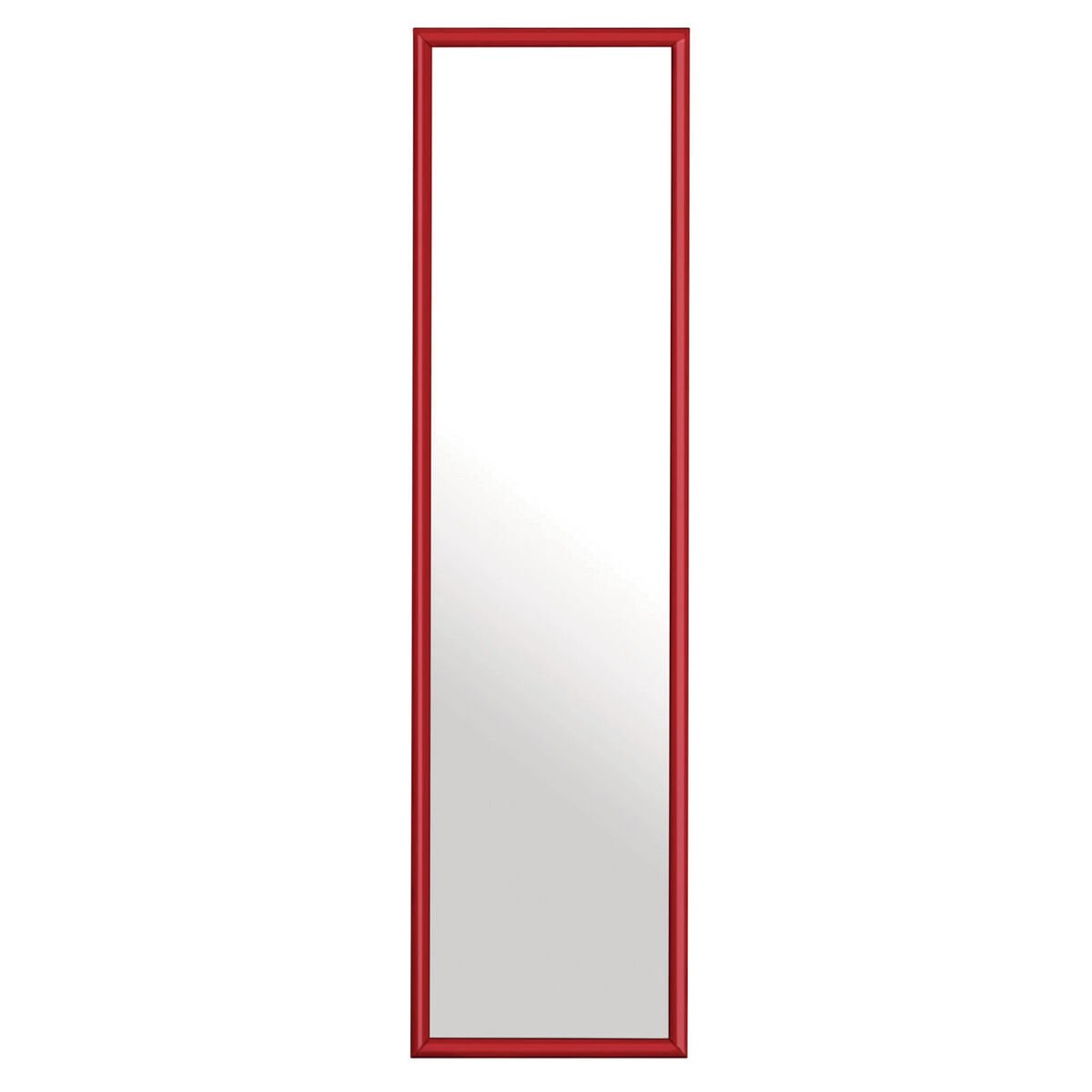 Orsina Mize Plastic Frame Over Door Mirror - Red