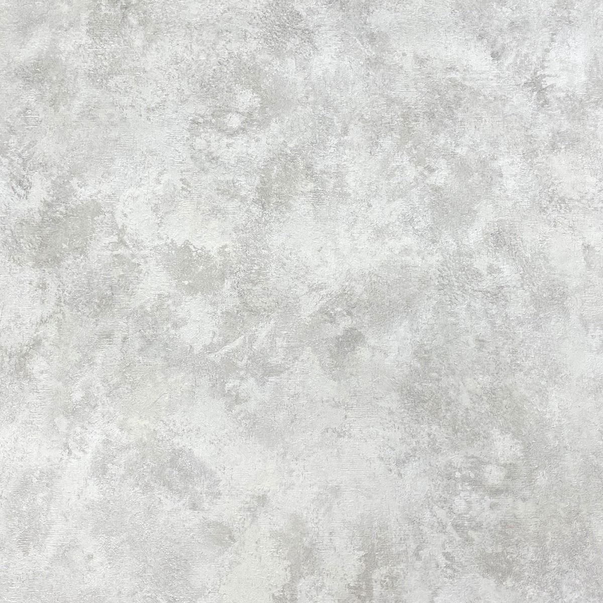 World Of Wallpaper Luxe Collection Concrete Effect Vinyl Wallpaper - Silver
