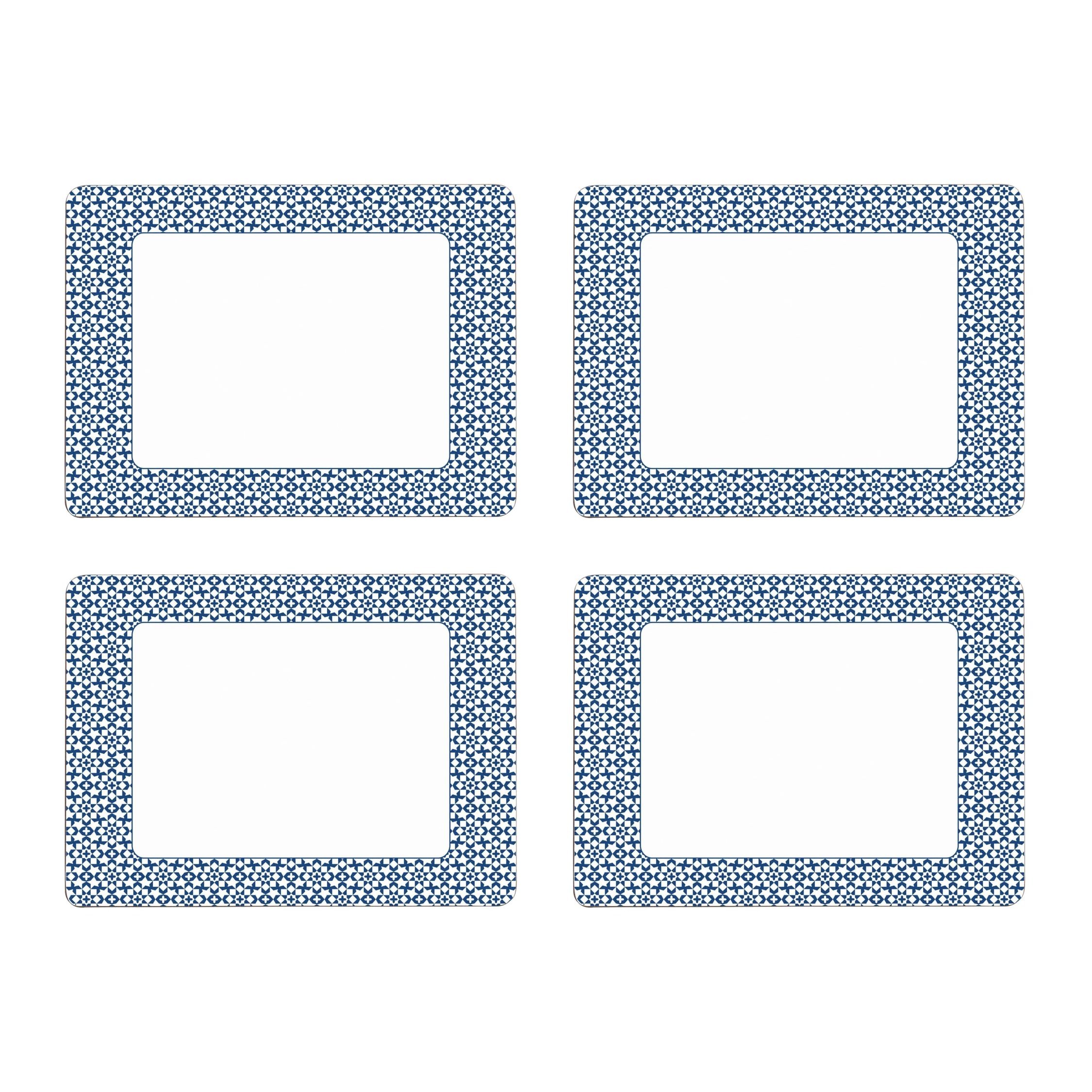 Orsina Casablanca Set of 4 Placemats – Blue