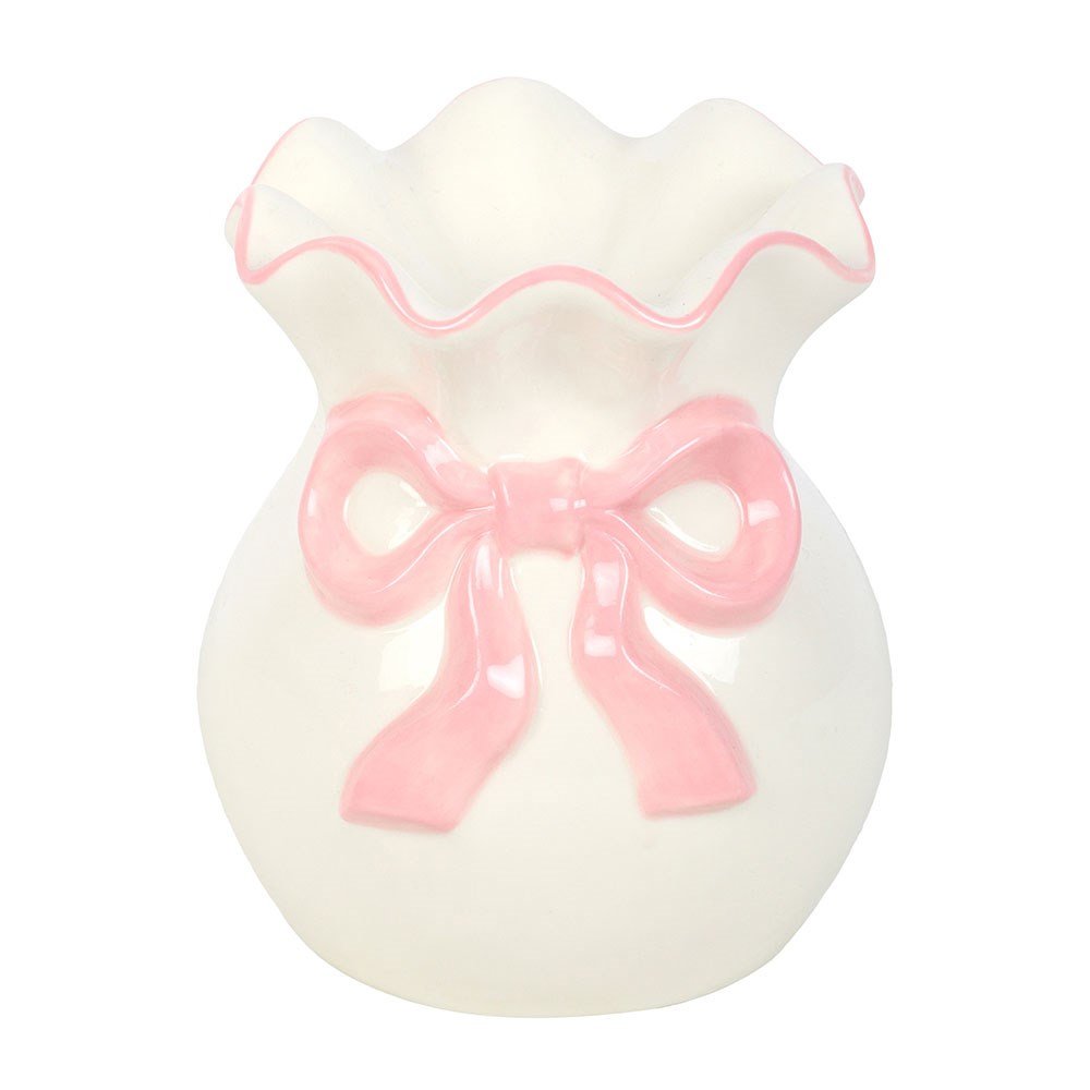 Something Different Bow Oil Burner - White & Pink