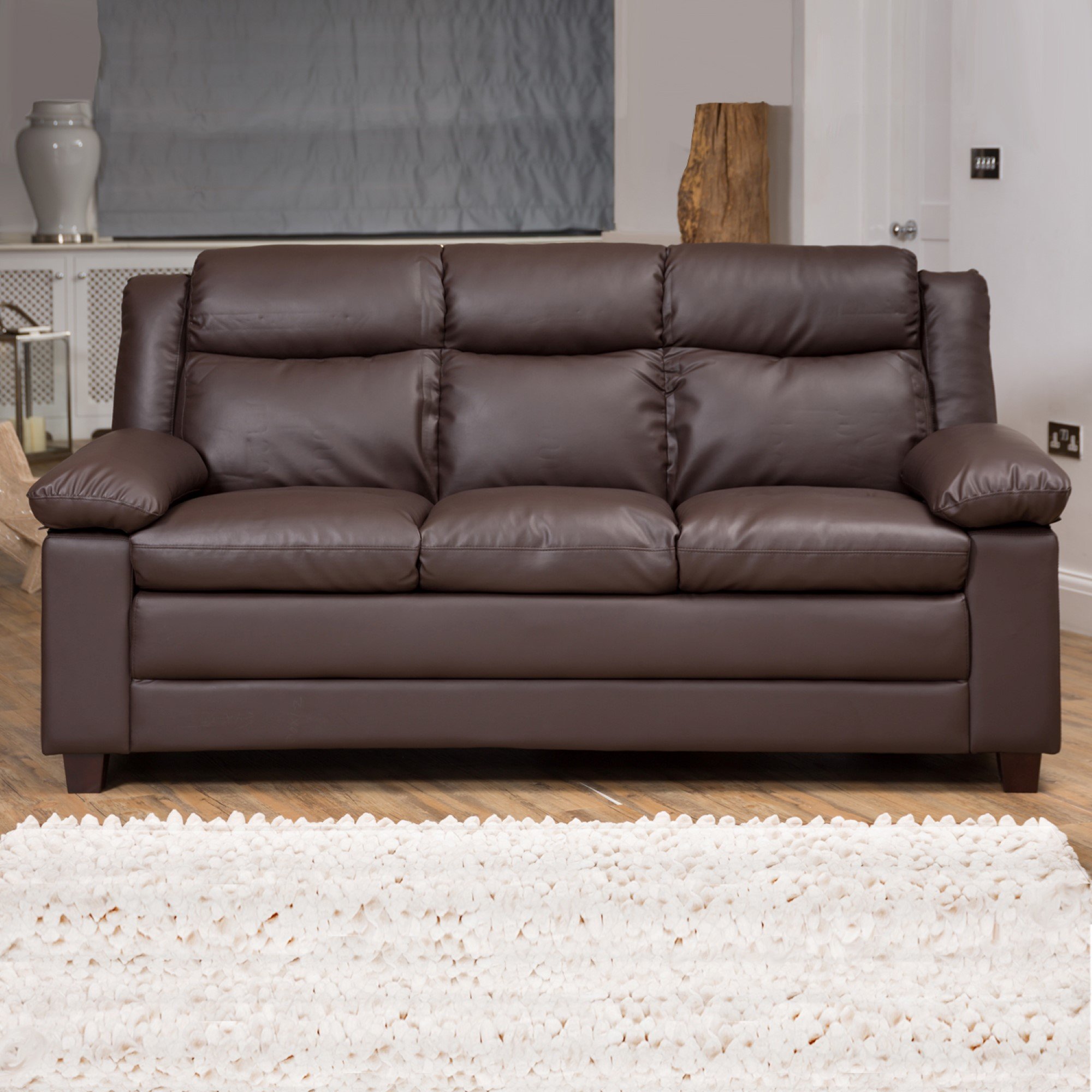 Artemis Home Standish 3 Seat Sofa - Brown