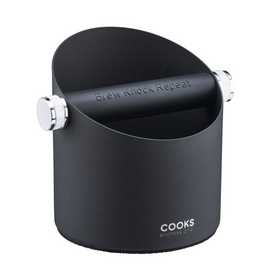 Cooks Professional Steel Espresso Knock Box - Black