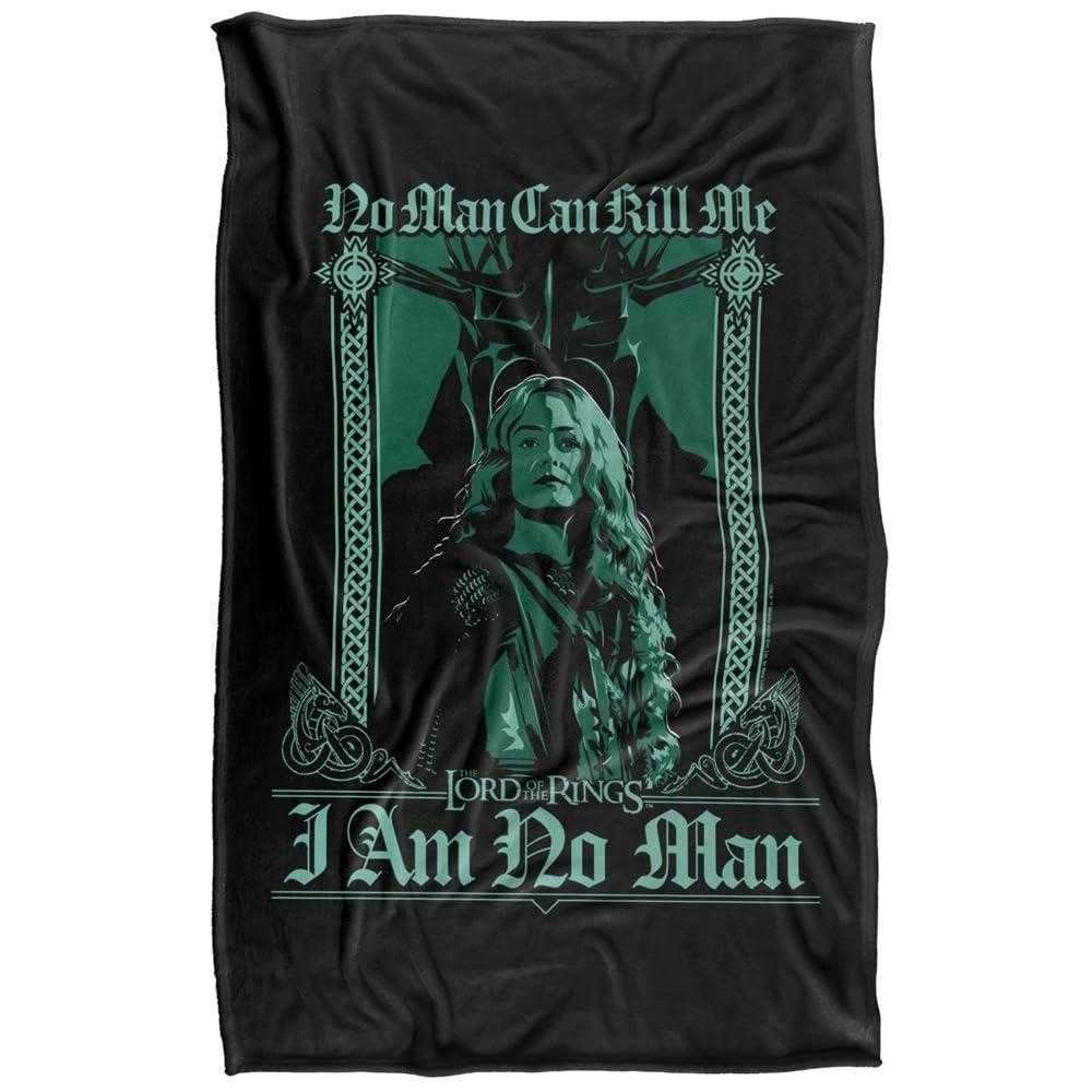 Lord Of The Rings Witch King Eowyn No Man Blanket - 152cm x 127cm